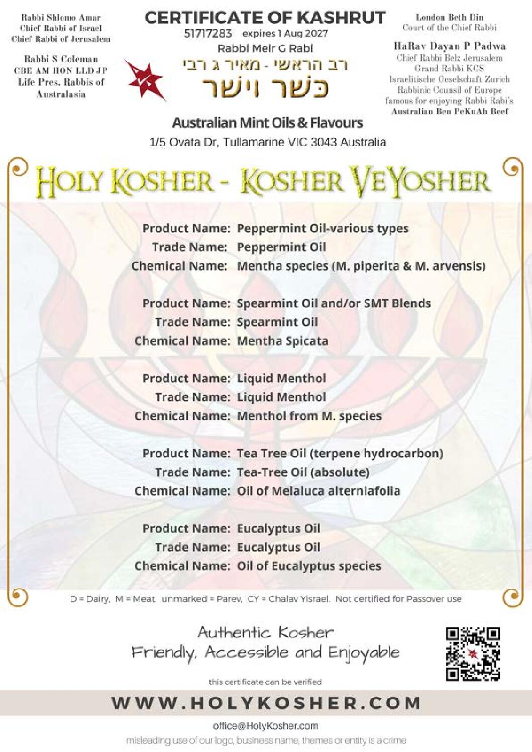 AMOF Kosher Cert expAug27compressed